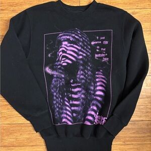 Taylor Swift Eros tour Black and Purple  Sweatshirt XS worn once